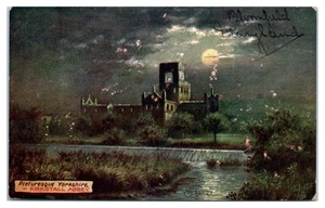 Postcard: AL Beliamheld land Picturesque Yorkshire, KIRKSTALL ABBEY Ol - Picture 1 of 2
