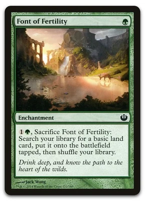 Font of Fertility #123 (NM) Journey Into Nyx JOU Magic MTG - Image 1 of 2