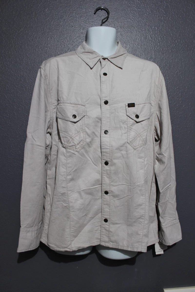 Nautica Men's Corduroy Button-Down Shirt - Classic Fit Long Sleeve Casual Shirt - View #9