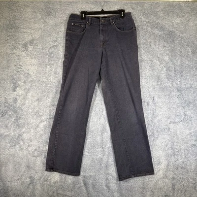 Pantalones de mezclilla Valentino para hombre 33x32 calce recto azul diseñador 100 % algodón cómodos Foto 1 de 4