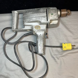 Vintage Industrie 1/2" Bohrer reversibel unbekannte Marke funktioniert kabelgebunden - Bild 1 von 11