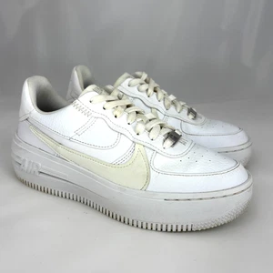 Nike Air Force 1 PLT.AF.ORM Mujer Triple Blanco Mujer 7 DJ9946-100 - Imagen 1 de 8