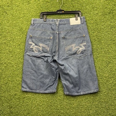 Pantalones Cortos Jeans Jungle Vintage 5 Para Hombre 38 Calce Suelto y2k 00s Pierna Ancha Grunge Punk Años 90 Foto 1 de 4