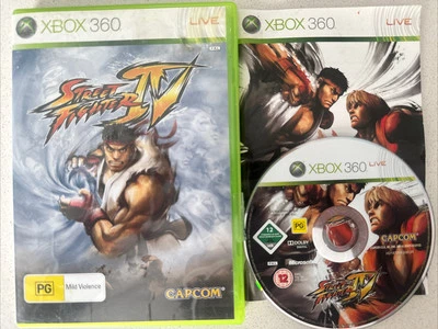 Street Fighter IV 4 - Xbox 360 - Alt Art Cover with Manual - Free Shipping! - Image 1 of 4