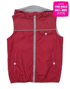 RRP€234 HERNO Kids Gilet Size 8Y Perforated Hooded Lined Pockets Full Zip - Foto 1 di 3
