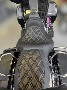 1997-2007 Electra Glide Road Glide For Harley Driver Passenger Breathable Seat - Foto 1 di 10