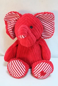 Animal Adventure Dolci Germogli Strisce Rosse Elefante Peluche Roba Amorevole Giocattolo Floppy - Foto 1 di 4