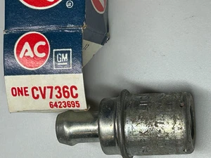NOS AC CV736C 1965-72 Corvette Camaro Chevelle Nova PCV Valve Dated '72 Blemish - Picture 1 of 5