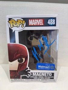 MICHAEL FASSBENDER FIRMATO MAGNETO FUNKO POP 488 MARVEL X-MEN BECKETT BAS COA - Foto 1 di 6