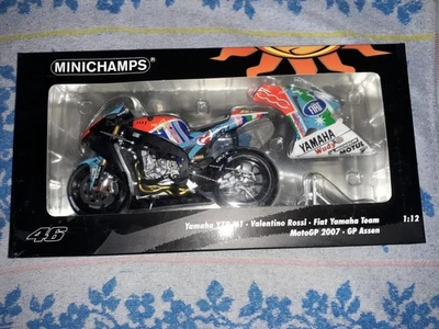 YAMAHA YZR M1 VALENTINO ROSSI WINNER ASSEN 2007 1/12 MINICHAMPS - Image 1 of 4