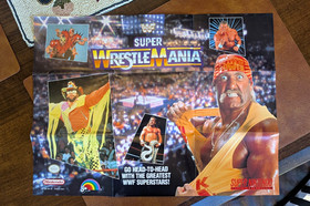 LJN Nintendo NES WWF Super WrestleMania Videogioco Poster Promozionale 16x12"