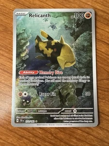 Pokémon TCG Relicanth 173/162 Temporal Forces Illustration Rare NM - Picture 1 of 2