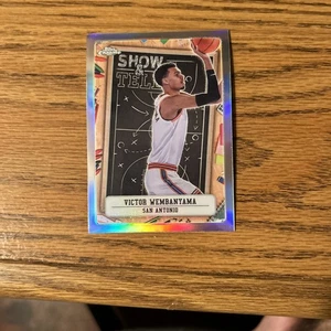 2024-25 Topps Chrome Victor Wembanyama #ST-9 Show and Tell Refractor SHORT PRINT - Picture 1 of 2