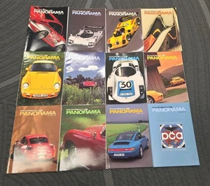 PORSCHE PANORAMA MAGAZINES 1995 Completo 12 Ediciones Lujo Coche Deportivo Juego Completo - Imagen 1 de 13