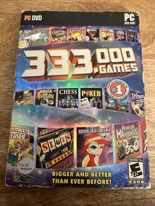 333,000 Games Pc DVD-Rom Video Games E-Everyone (Factory Sealed) - Picture 1 of 6