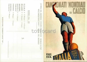 CAMPIONATI MONDIALI CALCIO ITALIA 1934-COPPA DEL MONDO-tiratura anni '60-D16-86 - Picture 1 of 1