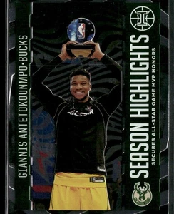Giannis Antetokounmpo 2020-21 Illusions #10 Season Highlights Emerald Bucks - Imagen 1 de 2