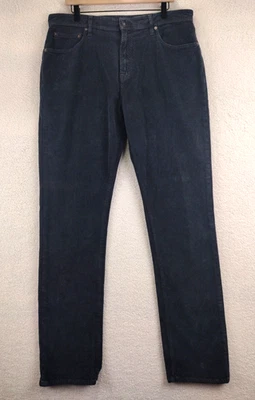 Daniel Cremieux Corduroy Jeans Men’s 36x36 Blue Black Straight Denim - Image 1 of 4