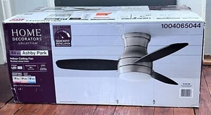 Ashby Park 44 in. Color Changing LED Brushed Nickel Ceiling Fan with Light Kit - Picture 1 of 15