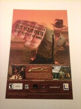 2003 Video Game Print Ad - Indiana Jones and the Emperor's Tomb - PS2 XBOX PC