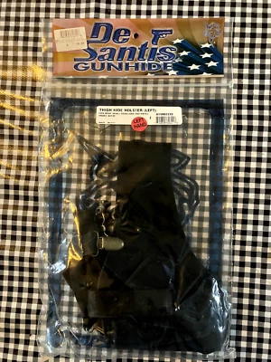 NUEVO NIP DESANTIS MUSLO PIEL LH FUNDA PEQUEÑOS REVÓLVERES PEQUEÑOS AUTOS LOOK!! Foto 1 de 4