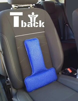 Novità T-back Cuscino Lombare Ergonomico Postura Sedile Auto Ufficio Casa   - Immagine 1 di 4