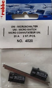 Micro commutateur uni. 20A 2pcs 4020 Robbe - Foto 1 di 1