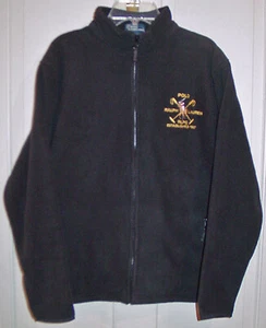 RALPH LAUREN BOYS BLACK WARM-UP SWEAT SHIRT JACKET SIZE 7 NEW WITH TAGS - Picture 1 of 6