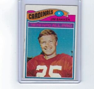 1977 Topps #200 Jim Bakken St. Louis Cardinals NFL Football Card