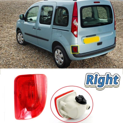 For RENAULT KANGOO 2008-2018 Rear Right Bumper Light Reflector Brake Fog Lamp - Image 1 of 4