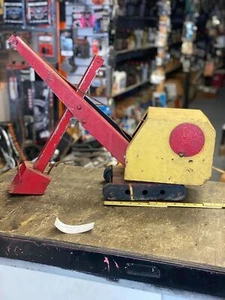 Vtg Rare Steel Sparks Co Indiana USA Steam Shovel Tin Toy 13" Sand Digger 1940's - Picture 1 of 13