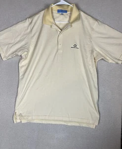 VTG Barton Creek Pureformance Polo Shirt XL Yellow pinstripe Fairway Greene - Imagen 1 de 10