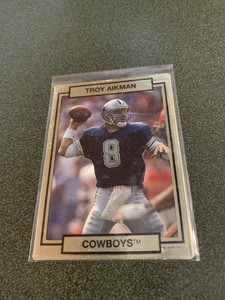 1990 Action Packed Gold Embossed Troy Aikman #51 Cowboys9