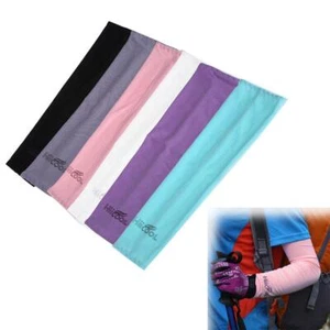 1Pair Anti-UV Sleeves Lycra Fabric UV Protection Sleeves Durable for Golf Soccer - Picture 1 of 30