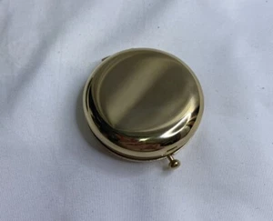 Vintage ESTEE LAUDER Compact Mirror Goldtone With Velvet Case - Picture 1 of 9