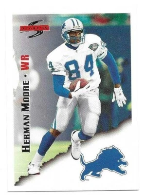 HERMAN MOORE 1995 SCORE CARD NEAR MINT CONDITION - Image 1 of 2