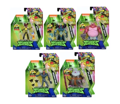 Teenage Mutant Ninja Turtles Rise the Action Figures Baron Draxum Splinter ect - Image 1 of 2