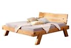 Balkenbett Bett Doppelbett 180x200cm Kiefer massiv eichefarbig NEU OVP!!!