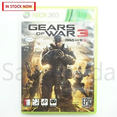 Microsoft XBOX 360 Gears of War 3 - Korean Version - NTSC-J   *RARE* - Image 1 of 4