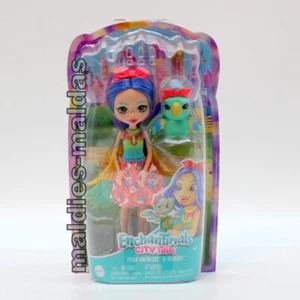 Enchantimals Prita Parakeet & Flutter Puppe City Tails HHB89  NEU/OVP Doll Puppe - Bild 1 von 6