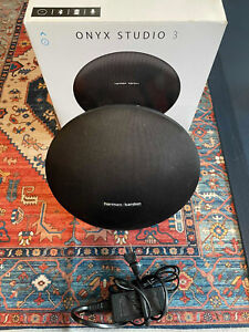 Harmon Kardon Onyx Studio 3 Bluetooth Speaker Black with Power Supply & Box