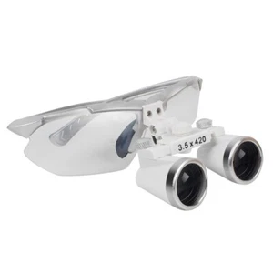 Dental Surgical Medical Binocular Loupes 3.5X 420mm Optical Glass Lens Magnifier - Picture 1 of 7