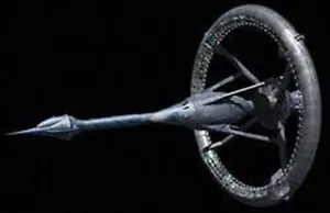 Space Park Battlestar Galactica Spacecraft Mahagoni Holz Modell Neu - Bild 1 von 1