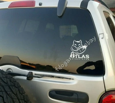 ZORROS DEL ATLAS ZORRO CUT DECAL STICKER, CALCA 5"X 5.50"