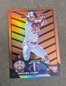 Edouard Julien [Orange Black] #US222 2023 Topps Update RC Minnesota Twins