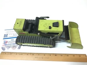 Vintage Tonka Pressed Steel Lime Green T-6 Loader Bulldozer Construction Vehicle - Picture 1 of 7