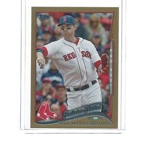 2014 TOPPS BASEBALL GOLD WILL MIDDLEBROOKS ROOKIE #136 0692/2014