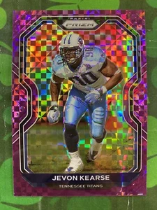 Panini Prizm Jevon Kearse 2020 púrpura Power Prizm #/49 #109 Tennessee Titans - Imagen 1 de 2