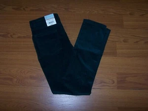 Size 14 Boys Modern Fit Adjustable Waist Class/Club Corduroy Pants (Dark Green) - Picture 1 of 4