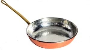 Sartén Cobre Estañado de Cocina Mango Latón 27 CM Restauradores Profesional - Imagen 1 de 1